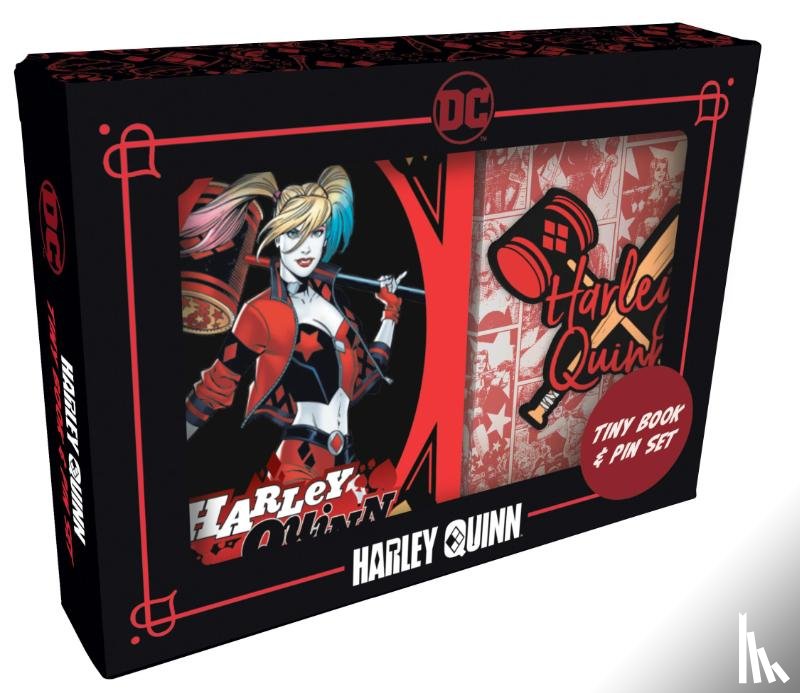 Insight Editions - DC Comics: Harley Quinn Tiny Book and Pin Set
