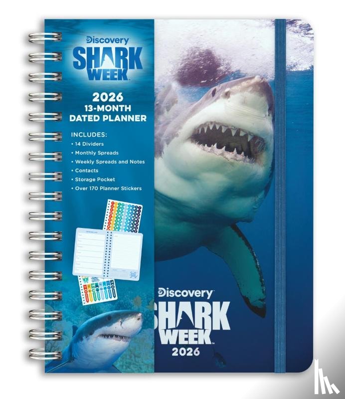 Insight Editions - 2026 Shark Week 13-Month Weekly Planner