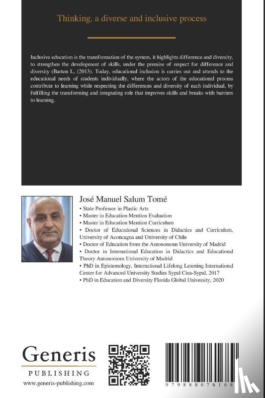 Salum Tome, Jose Manuel - Thinking, a diverse and inclusive process