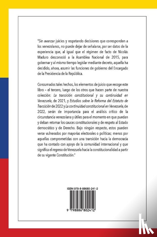  - EL FINAL DEL ENCARGADO DE LA PRESIDENCIA Y EL GOBIERNO PARLAMENTARIO EN VENEZUELA