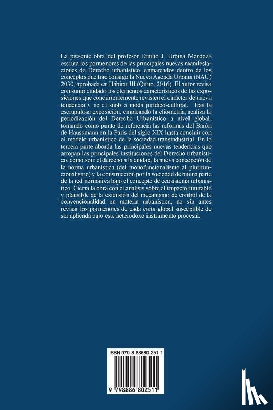 Urbina Mendoza, Emilio J - Nuevas Tendencias del Derecho Urbanistico Global