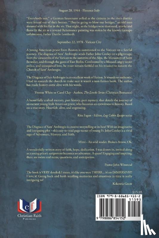 Turturici, Michael - THE DISGRACE OF SANT' AMBROGIO