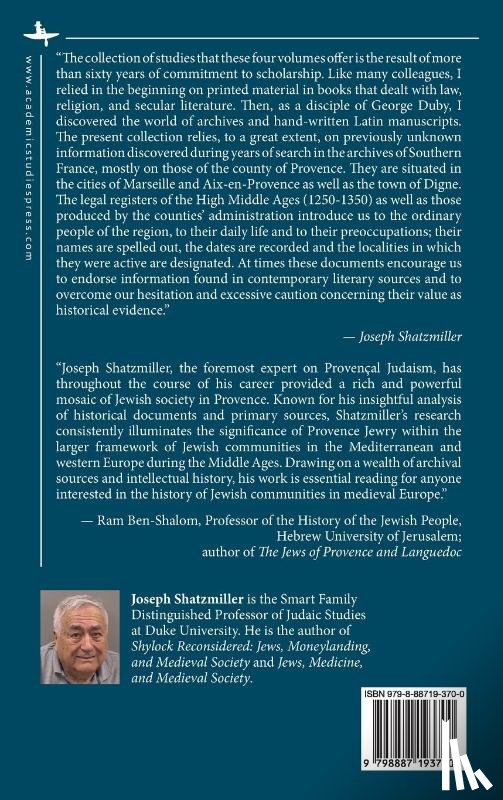 Shatzmiller, Joseph - Collected Studies