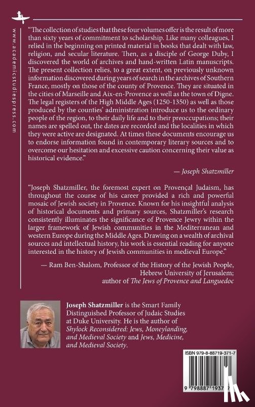 Shatzmiller, Joseph - Collected Studies