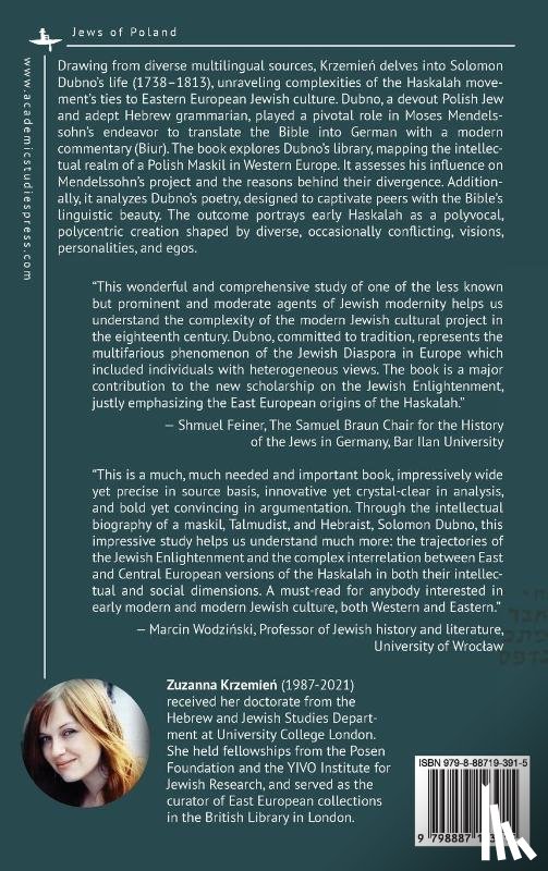 Krzemie¿, Zuzanna - Shaping the Jewish Enlightenment