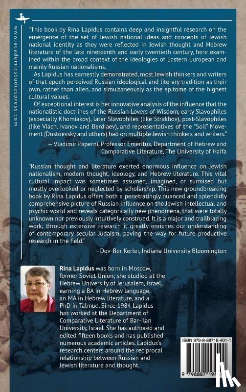 Lapidus, Rina - Russian Ideational Roots of Jewish Thought and Hebrew Literature