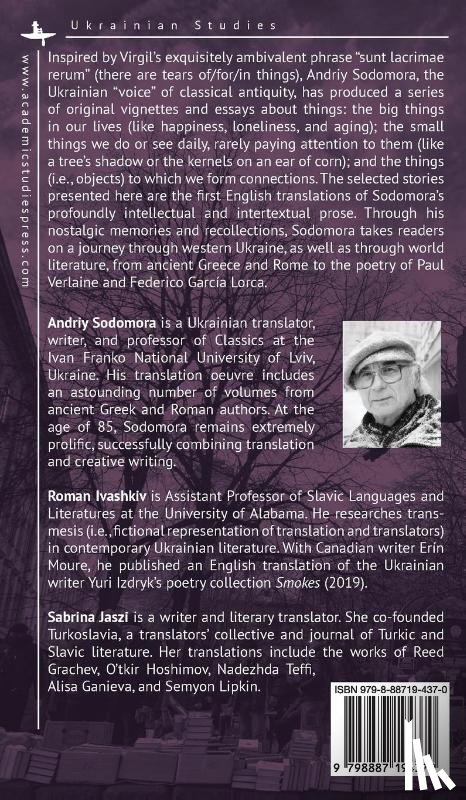 Sodomora, Andriy - The Tears and Smiles of Things