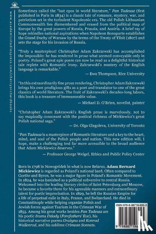 Mickiewicz, Adam - Pan Tadeusz. The Last Foray in Lithuania