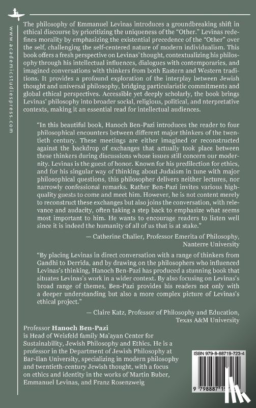 Ben-Pazi, Hanoch - Emmanuel Levinas and His Interlocutors