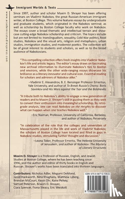  - Nabokov on the Heights