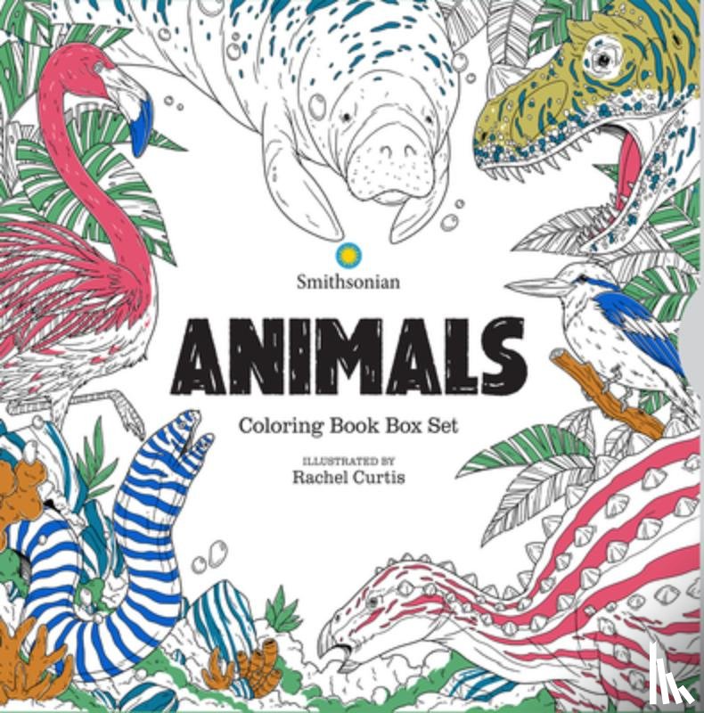 Institution, Smithsonian, Curtis, Rachel - Animals: A Smithsonian Coloring Book Box Set