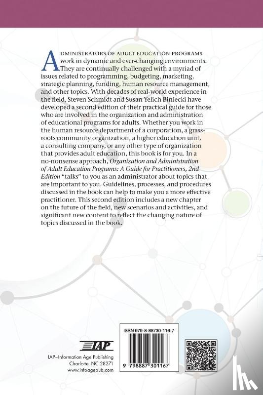 Schmidt, Steven W., Biniecki, Susan M. Yelich - Organization and Administration of Adult Education Programs