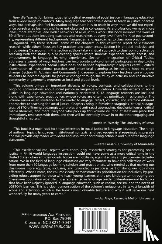  - How We Take Action