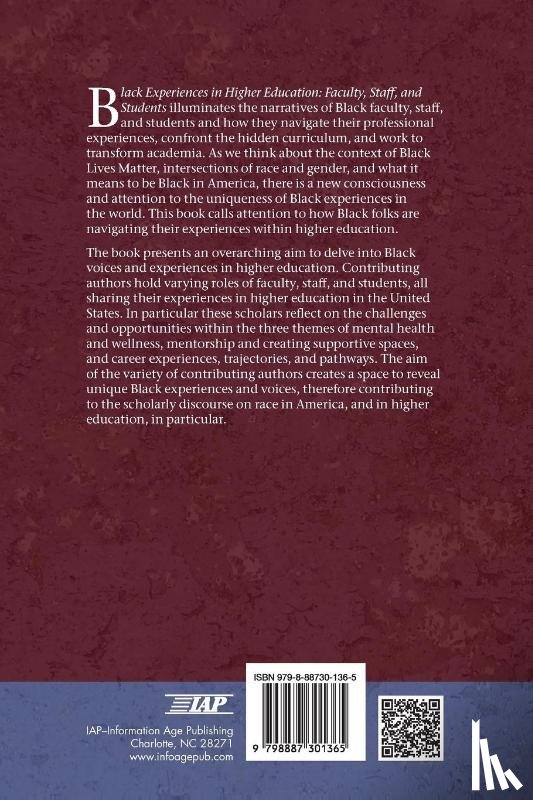  - Black Experiences in Higher Education