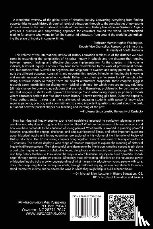  - History Education and Historical Inquiry