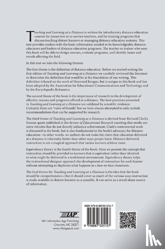 Simonson, Michael, Zvacek, Susan - Teaching and Learning at a Distance