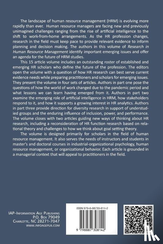 Stone, Dianna L. (University of New Mexico, Dulebohn, James H. (Michigan State University, Murray, Brian (University of Dallas, Lukaszewski, Kimberly M. (Wright State University - The Future of Human Resource Management
