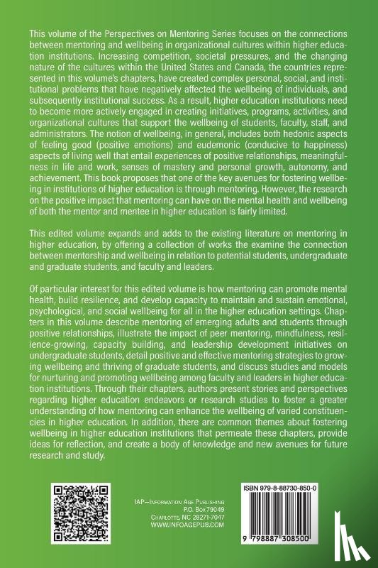  - Mentoring for Wellbeing in Higher Education