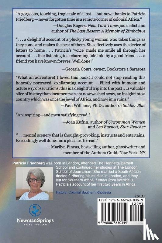 Friedberg, Patricia - Letters From Wankie