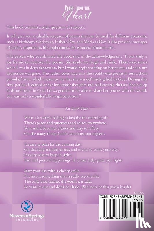 Crutchfield, Beatrice Wilson - Poems from the Heart