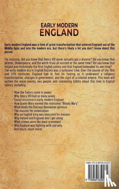 History, Enthralling - Early Modern England