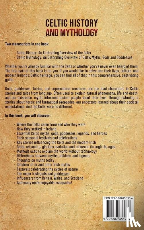 Wellman, Billy - Celtic History and Mythology