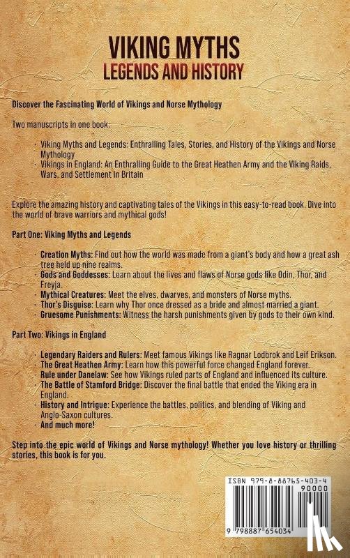 Wellman, Billy - Viking Myths, Legends and History