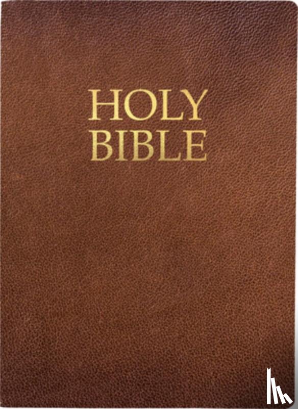 Whitaker House - Kjver Holy Bible, Large Print, Acorn Bonded Leather, Thumb Index: (King James Version Easy Read, Red Letter, Brown)