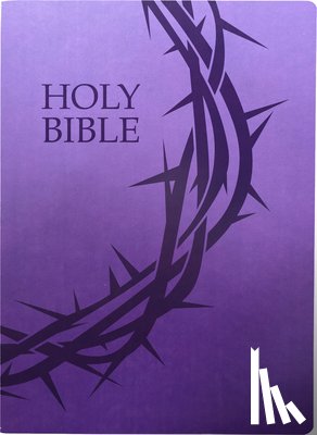 Whitaker House - Kjver Holy Bible, Crown of Thorns Design, Large Print, Royal Purple Ultrasoft: (King James Version Easy Read, Red Letter)