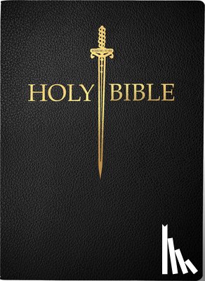 Whitaker House - KJV Sword Bible, Large Print, Black Bonded Leather, Thumb Index: (Red Letter, 1611 Version)