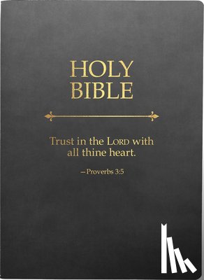 Whitaker House - KJV Holy Bible, Trust in the Lord Life Verse Edition, Large Print, Black Ultrasoft: (Red Letter, 1611 Version)