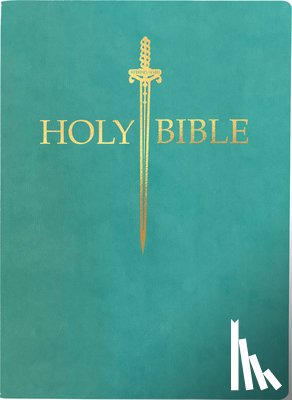 Whitaker House - KJV Sword Bible, Large Print, Coastal Blue Ultrasoft: (Red Letter, Teal, 1611 Version)