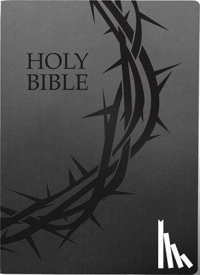 Whitaker House - KJV Holy Bible, Crown of Thorns Design, Large Print, Black Ultrasoft: (Red Letter, 1611 Version)