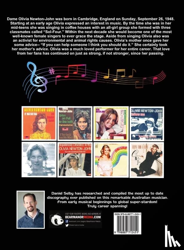 Selby, Daniel - The Complete Olivia Newton-John Illustrated Discography (hardback)