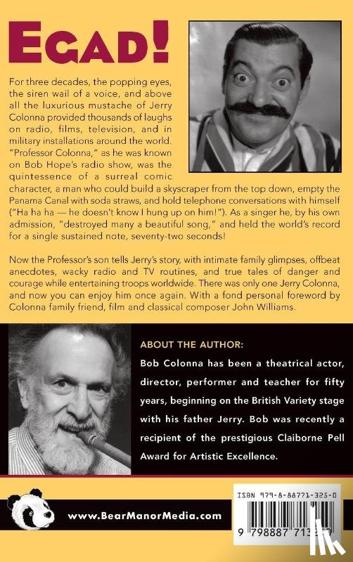 Colonna, Bob - The Story of Professor Jerry Colonna (hardback)