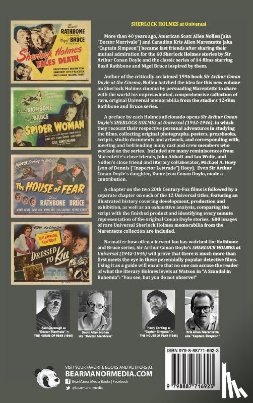 Nollen, Scott Allen, Marentette, Kris Allen - Sherlock Holmes at Universal (1942-1946) Volume 2