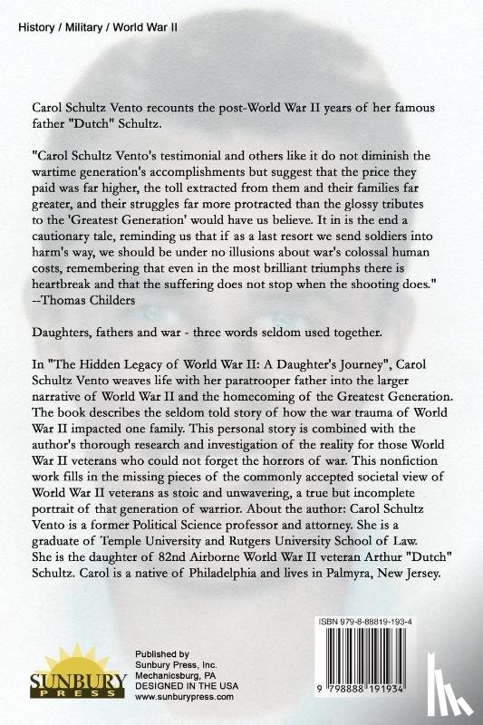 Vento, Carol Schultz - The Hidden Legacy of World War II