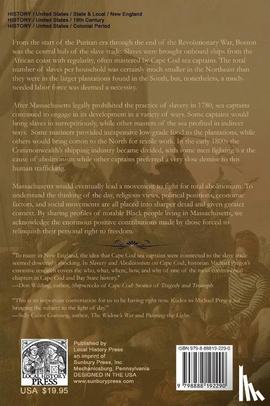 Pregot, Michael V - Slavery and Abolitionism on Cape Cod