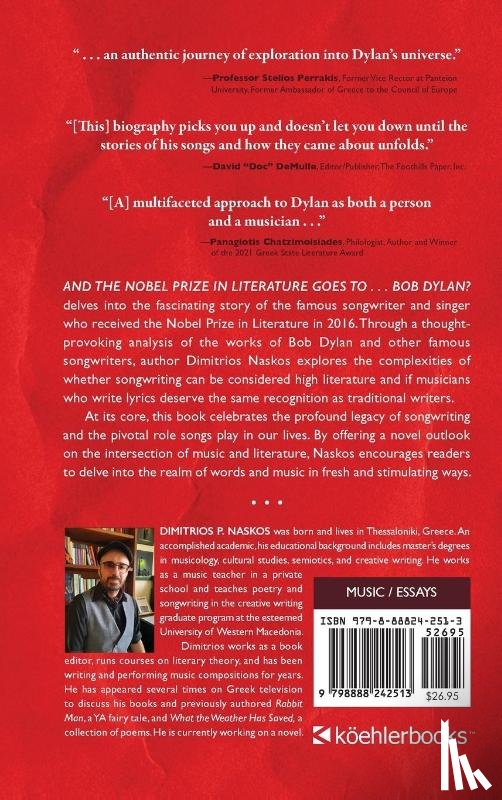 Naskos, Dimitrios P. - And the Nobel Prize in Literature Goes to . . . Bob Dylan?