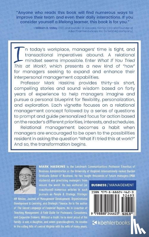 Haskins, Mark E. - What If You Tried This At Work