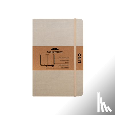 Moustachine - Moustachine Classic Linen Hardcover Light Tan Blank Pocket