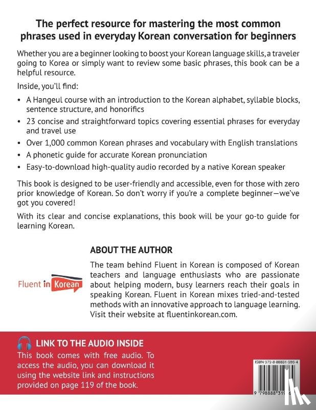 Korean, Fluent in - Learn, Listen & Speak Korean