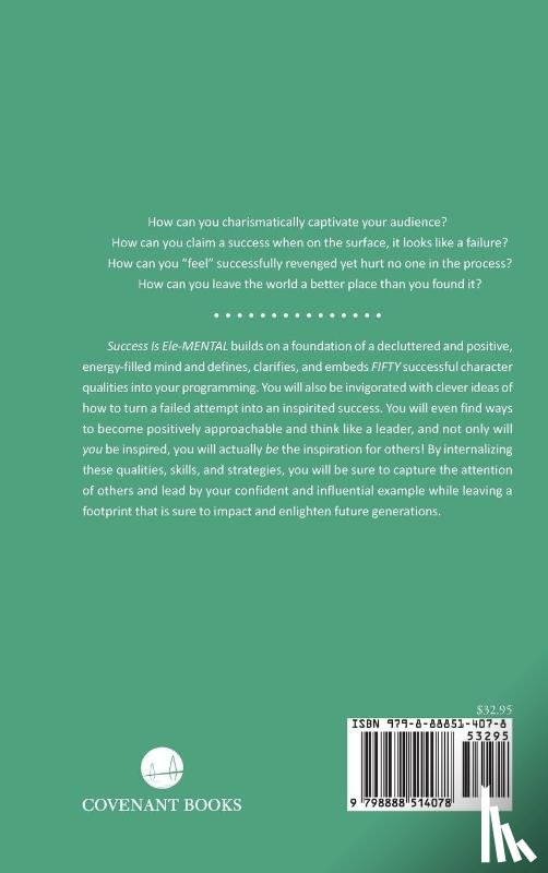 Pharmd, Jill Fandrich - Success is Ele-MENTAL