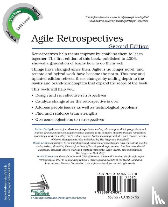 Derby, Esther, Larsen, Diana, Horowitz, David - Agile Retrospectives, Second Edition
