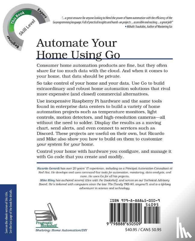 Gerardi, Ricardo, Riley, Mike - Automate Your Home Using Go