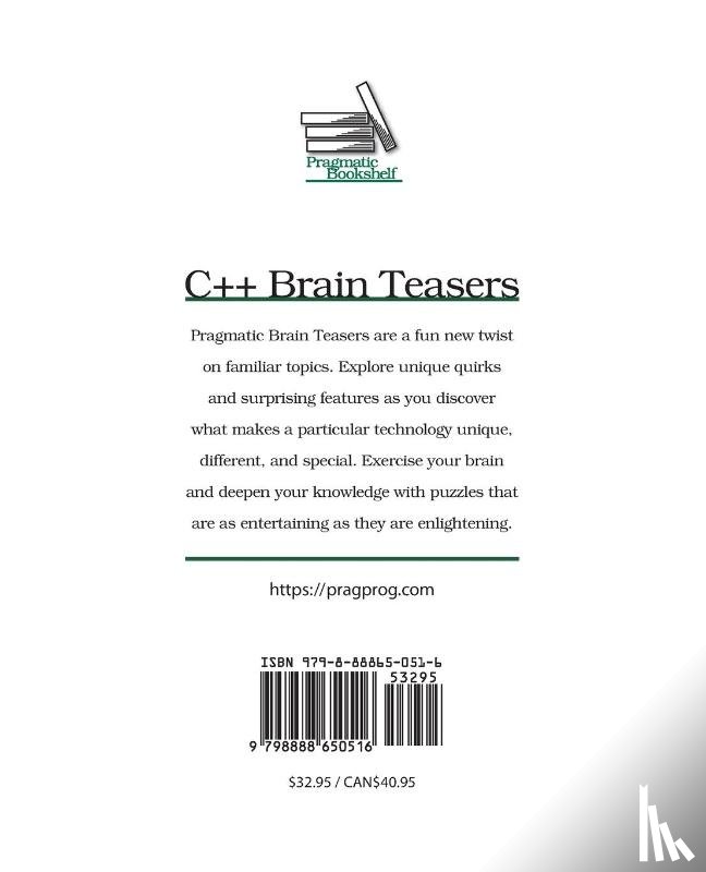 Knatten, Anders Schau - C++ Brain Teasers