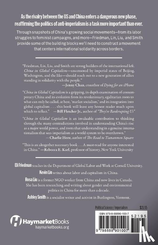 Lin, Kevin, Liu, Rosa, Friedman, Eli, Smith, Ashley - China in Global Capitalism