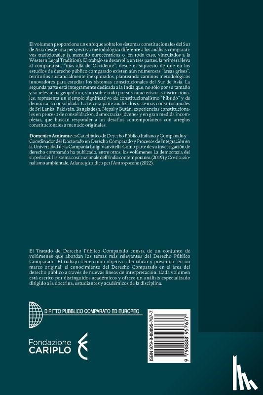 Amirante, Domenico - SISTEMAS CONSTITUCIONALES DE ASIA DEL SUR