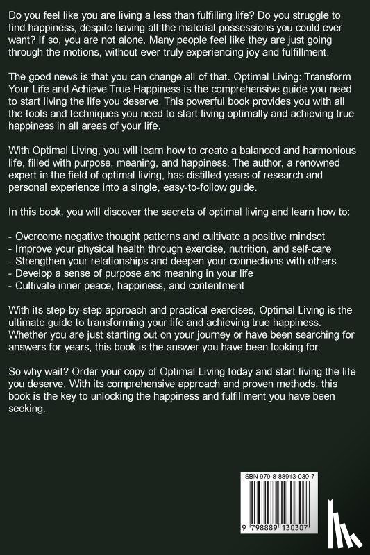 Richards, Lance P - Optimal Living