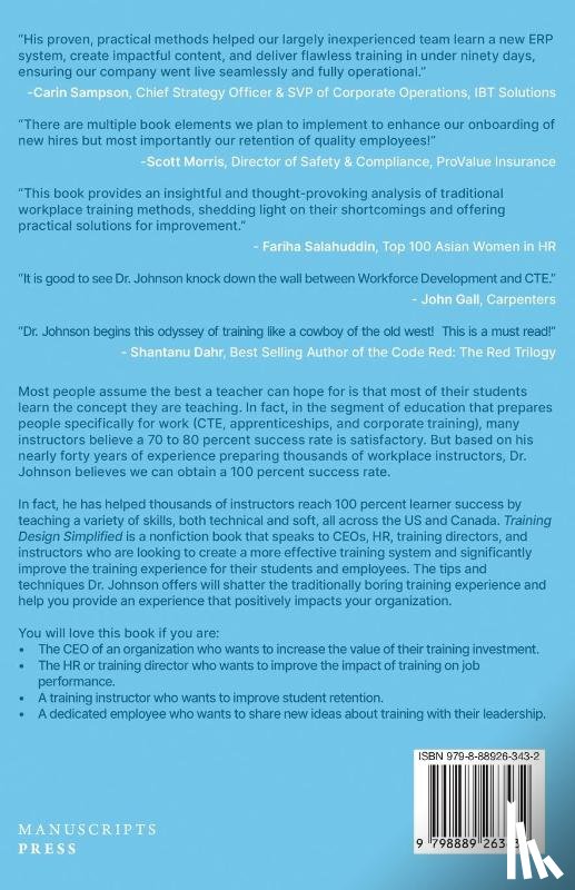 Johnson, Mark L. - Training Design Simplified